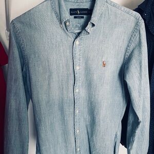 Ralph Lauren Slim Fit Denim Oxford Small